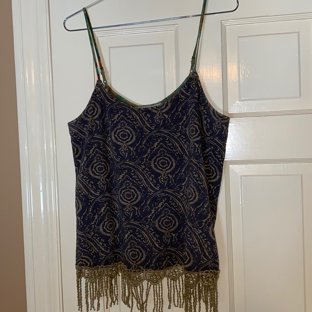 Fringe tank top